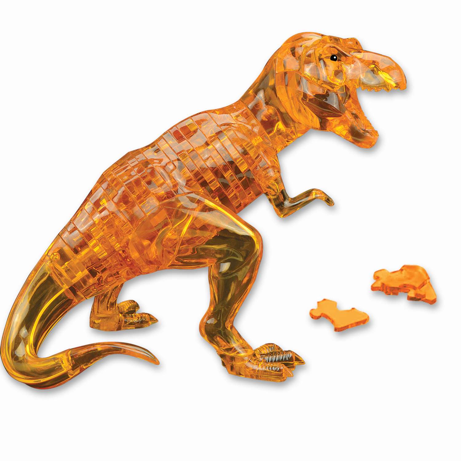 Развивающий 3Д пазл BONDIBON магия кристаллов Динозавр 50 деталей - фото 1