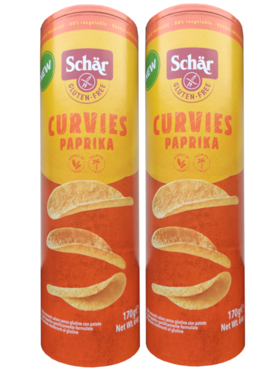 Чипсы безглютеновые Dr.Schar Curvies Paprika 170 гр 2 штуки - фото 1