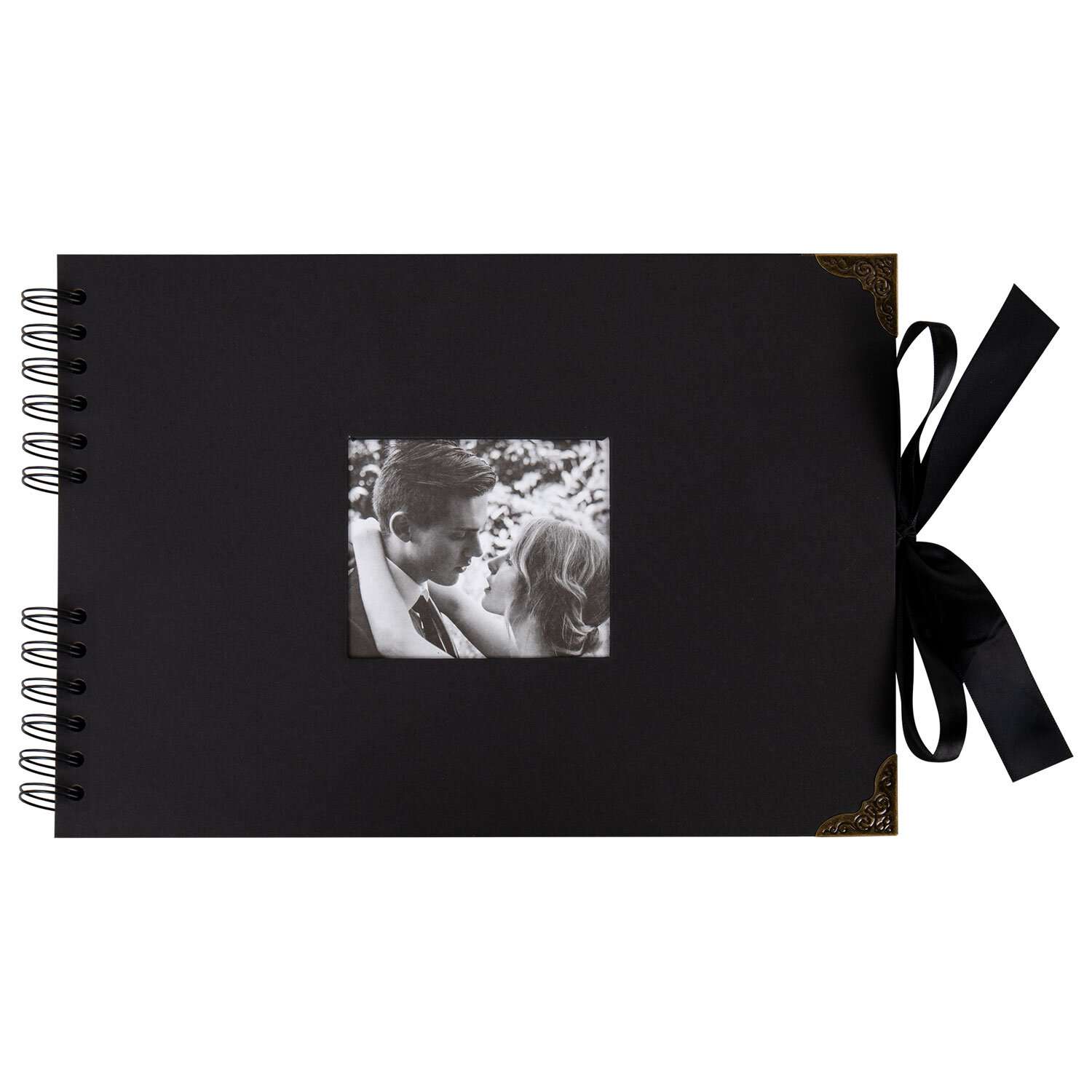 Фотоальбом семейный Brauberg для фото с 40 черными листами - фото 1