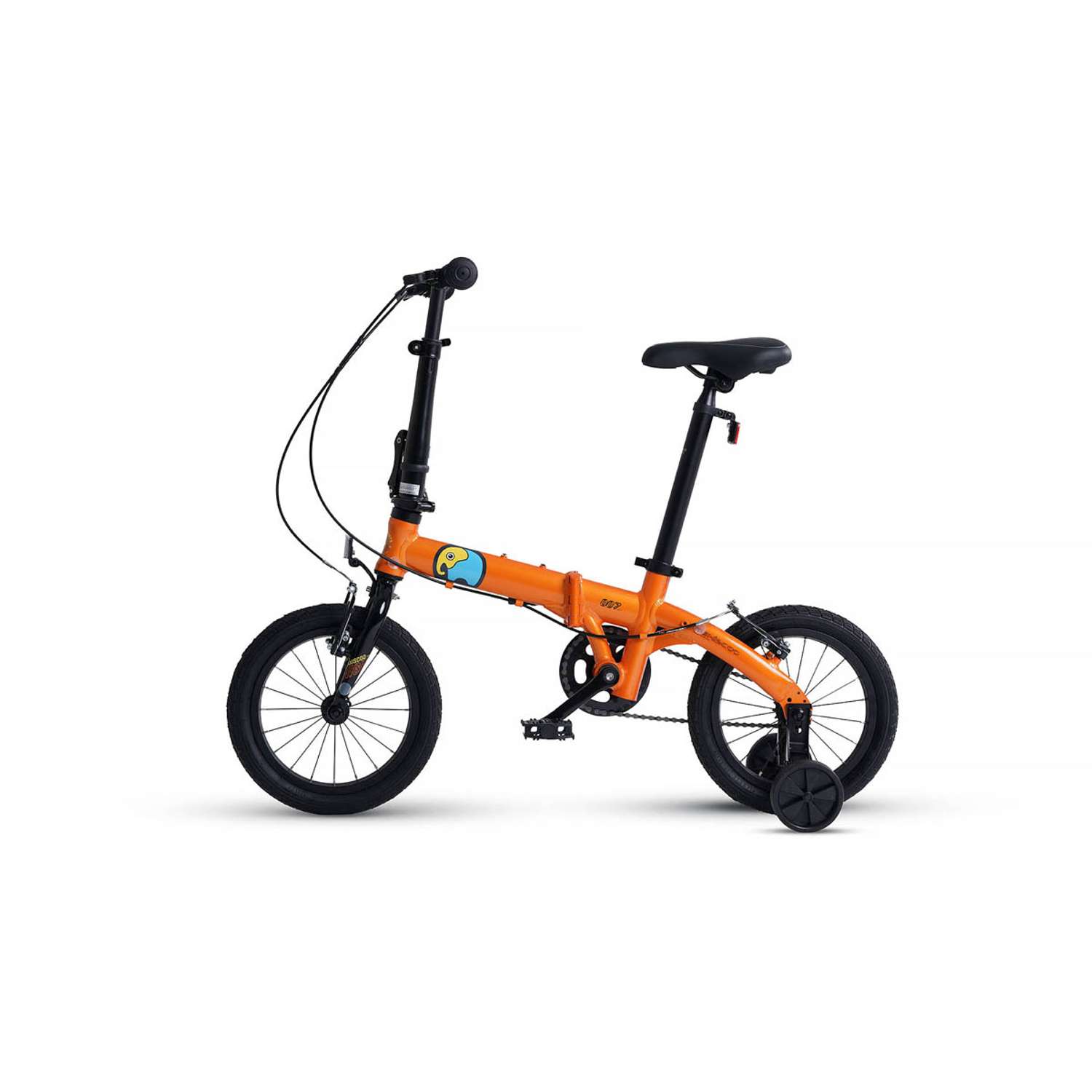 Велосипед Детский Складной Maxiscoo S007 стандарт 14 оранжевый - фото 3