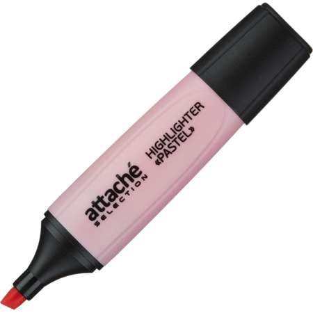 Маркер текстовыделитель Attache Selection Pastel 1-5 мм розовый 10 шт