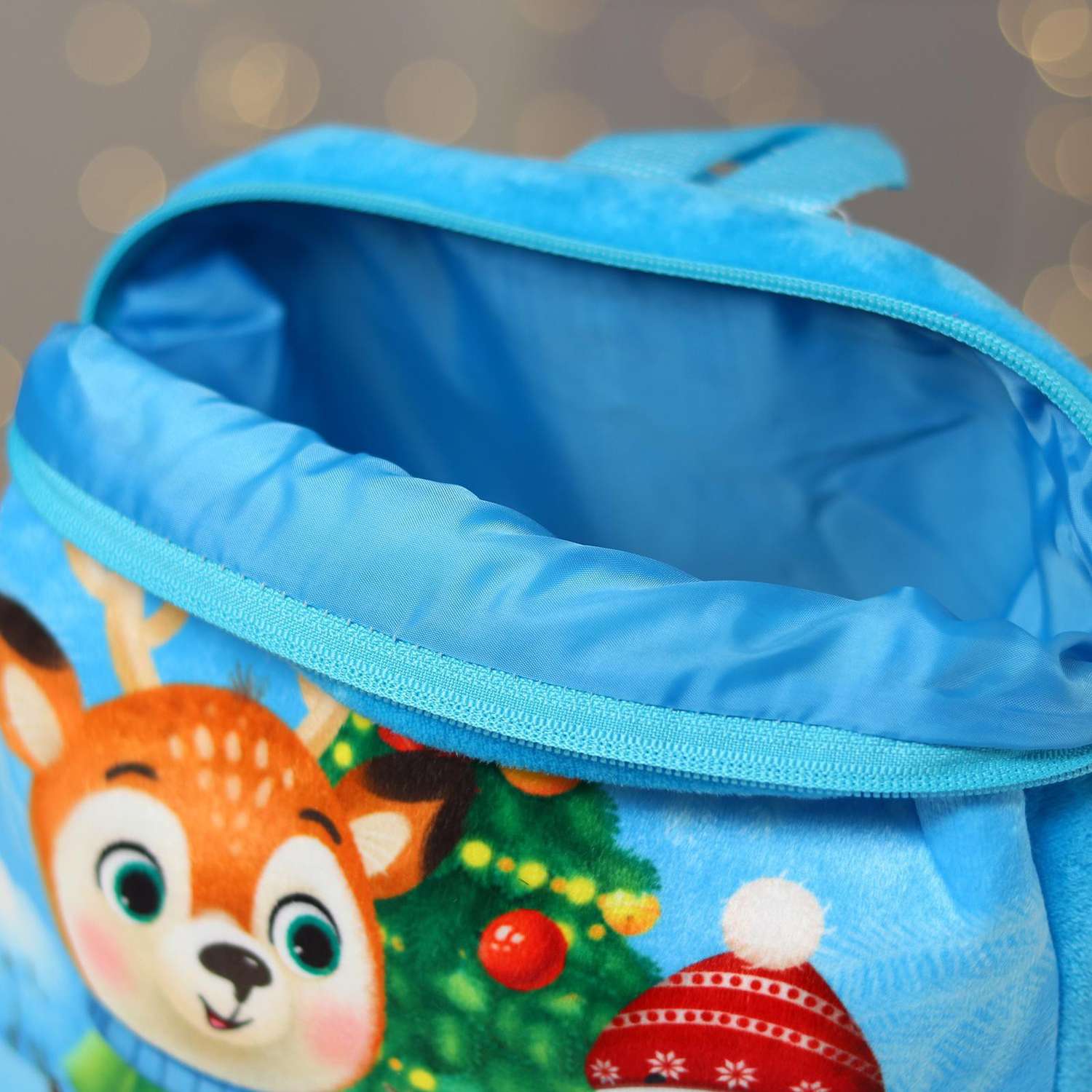 Рюкзак Milo Toys детский «Олень и снеговик» 27х29 см - фото 5