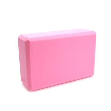Блок для йоги ND PLAY розовый