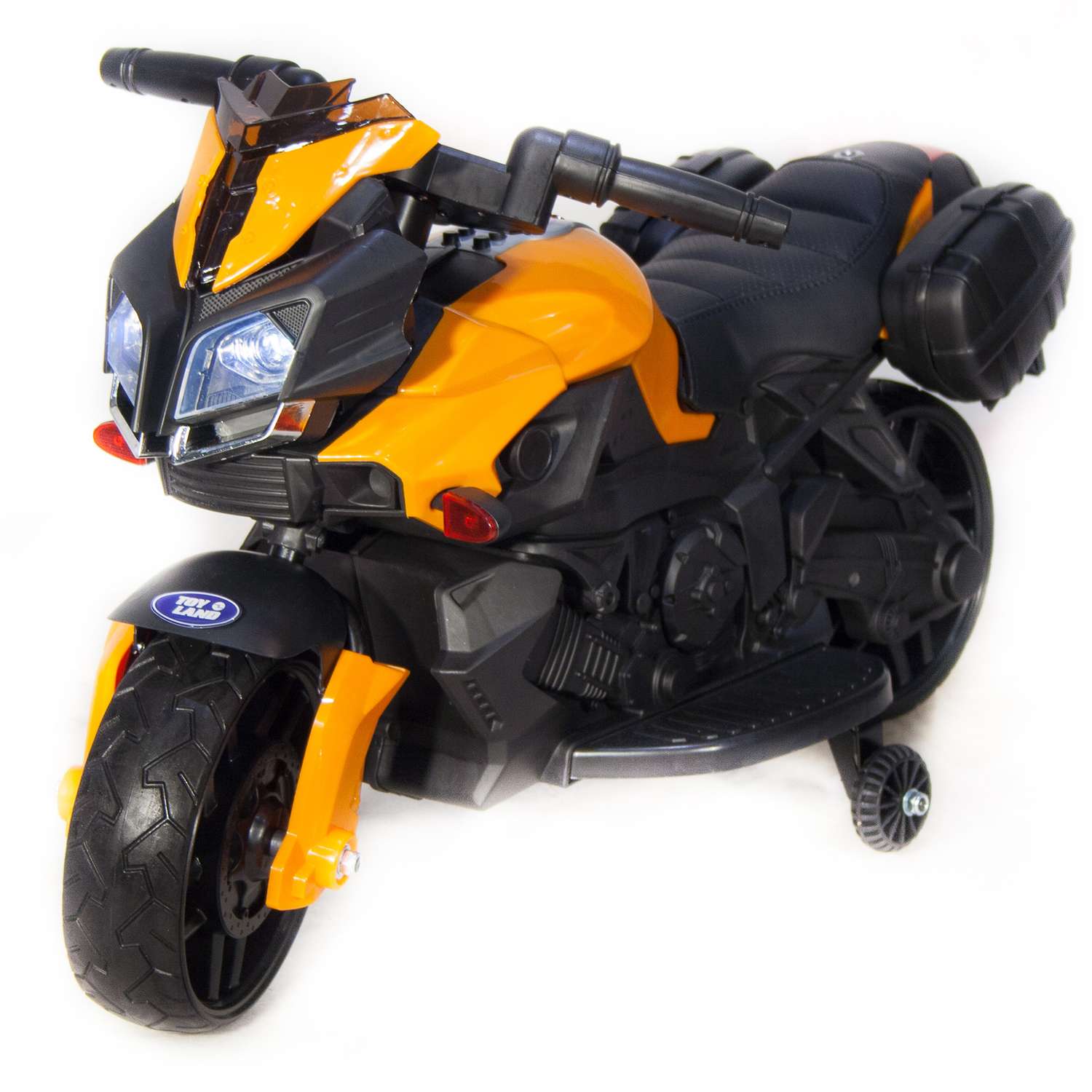 Электромобиль TOYLAND Мотоцикл Minimoto JC919 оранжевый - фото 3