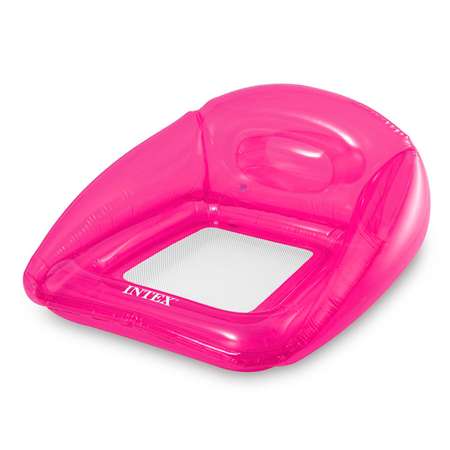 Сиденье для плавания Intex Цветное 104х102 см розовый