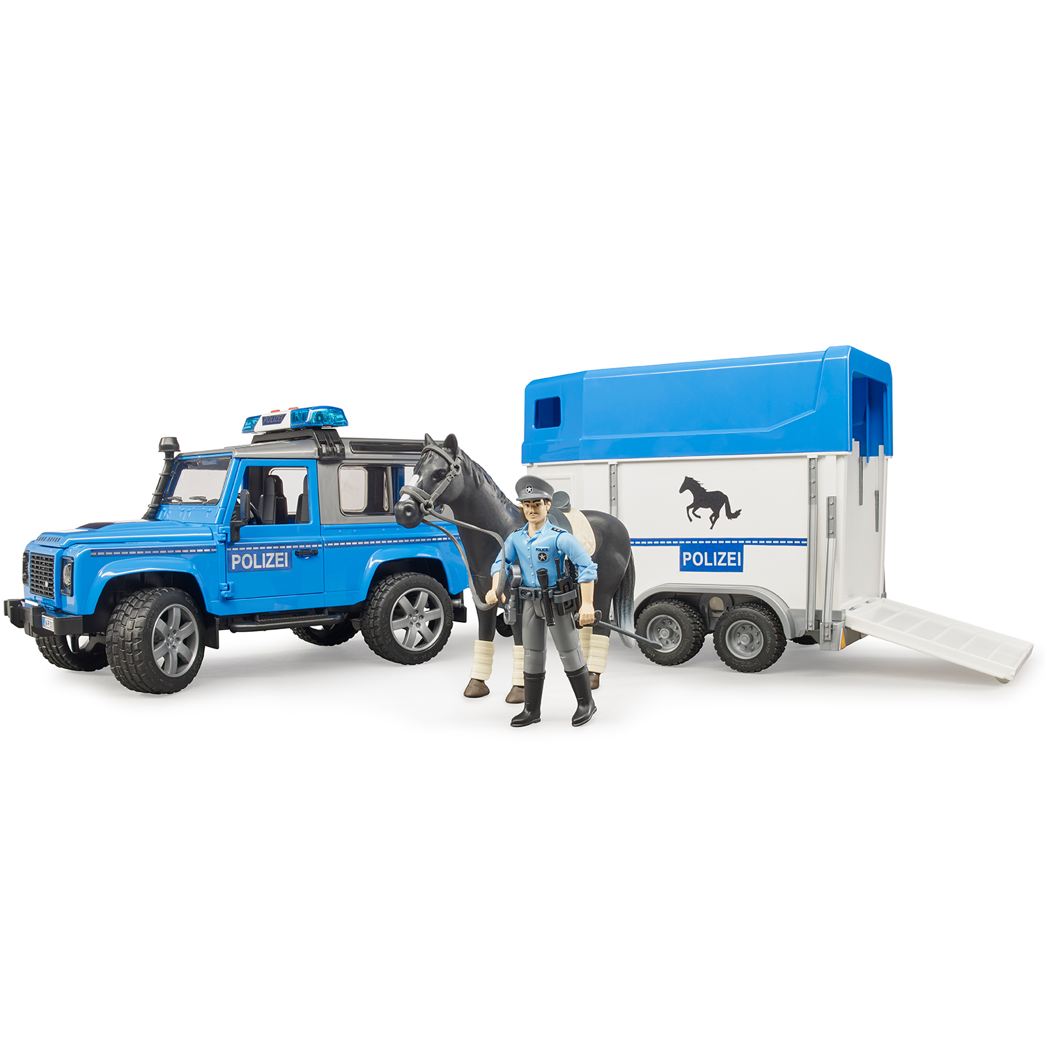 Игровой набор Bruder Land Rover Полиция 02-588 - фото 7