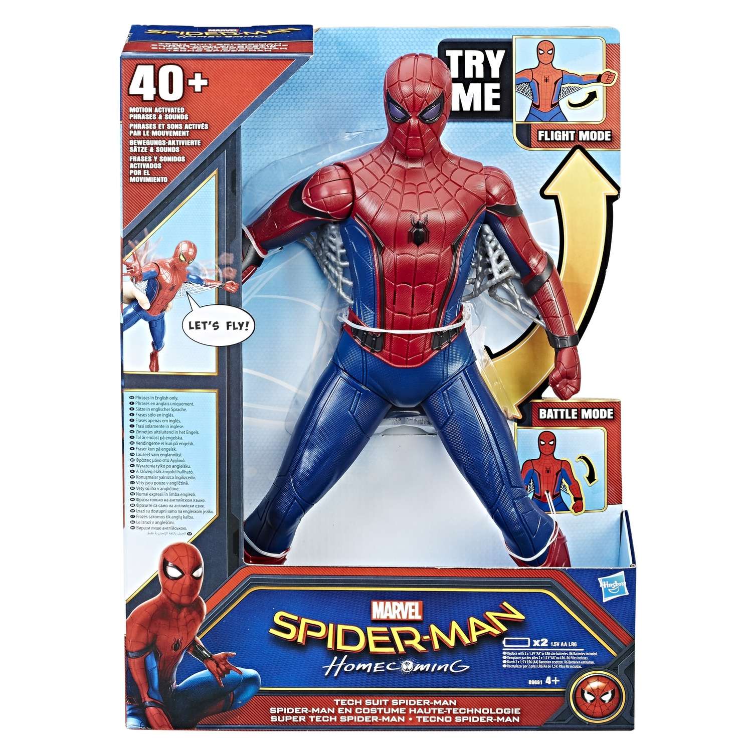 Фигуркка Человек-Паук (Spider-man) человека-паука свет и звуков эффекты - фото 2