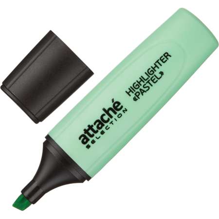 Маркер текстовыделитель Attache Selection Pastel 1-5 мм зеленый 10 шт