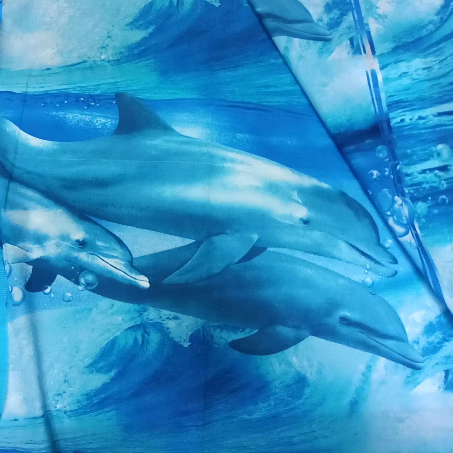Комплект постельного белья ГК Лидертекс Дельфины КПБ бязь полутороспальный - фото 2