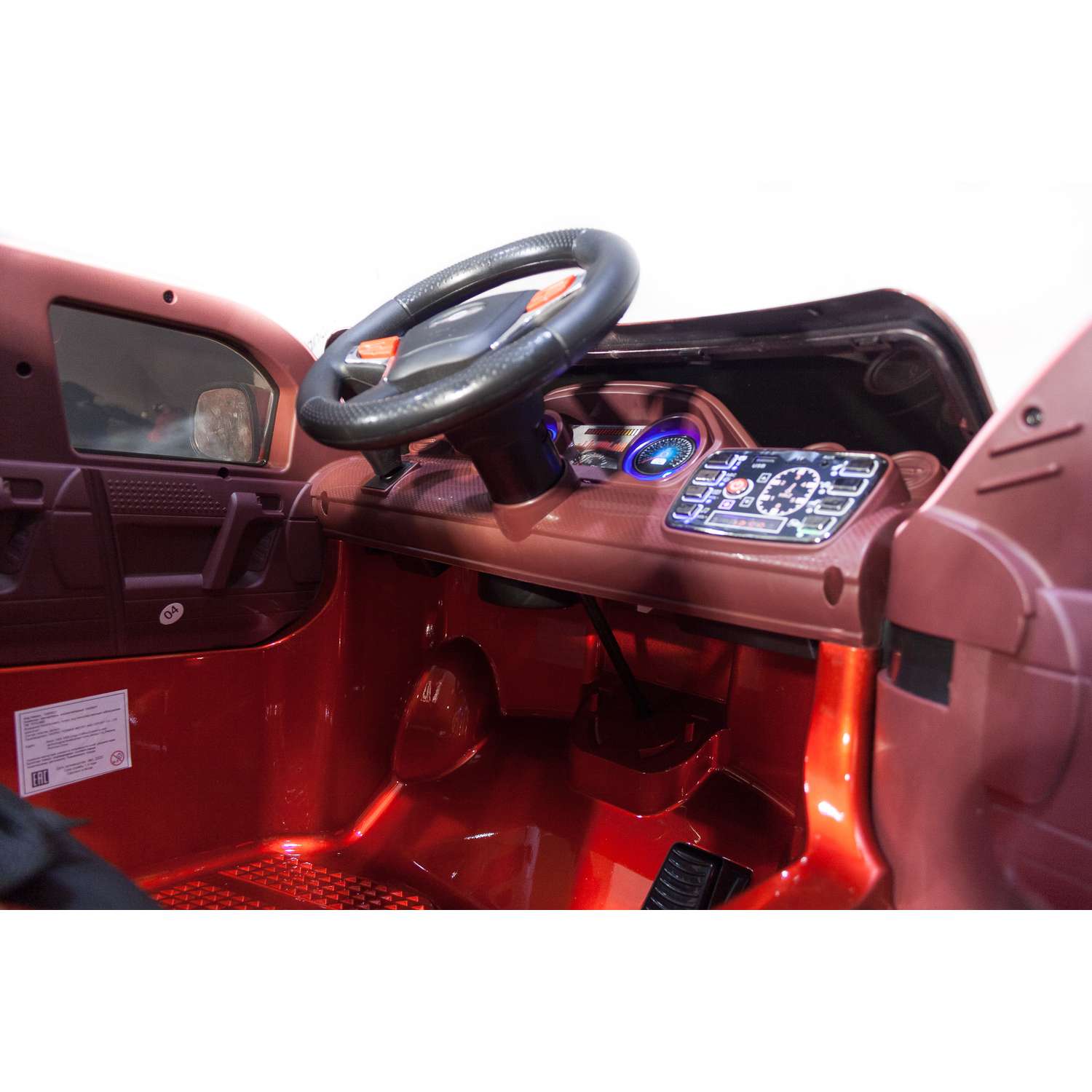 Электромобиль TOYLAND Джип Toyota Prado 5637 красный - фото 7