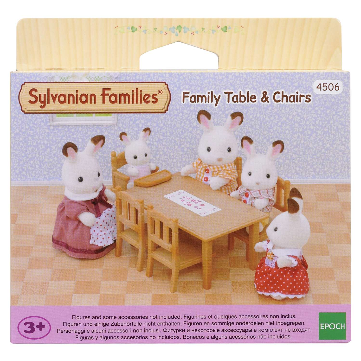 Набор Sylvanian Families Обеденный стол с 5-ю стульями (4506) - фото 3