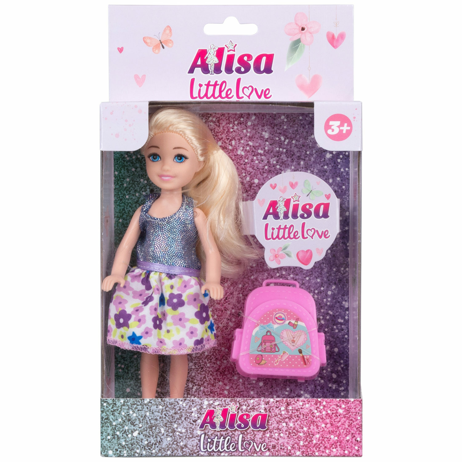 Кукла детская 1TOY Alisa Little Love блондинка с аксессуаром мини Т24368 - фото 1