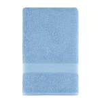 Полотенце для ванной Arya Home Collection однотонное 70х140 см Miranda Soft светло-голубой