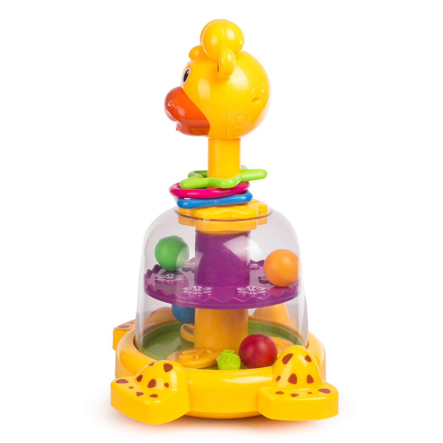 Развивающая игрушка BabyGo Жираф с вертушкой - фото 3