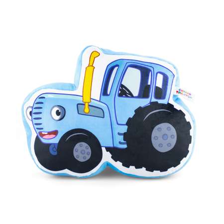 Мягкая игрушка-подушка МУЛЬТИФАН из плюша Синий Трактор