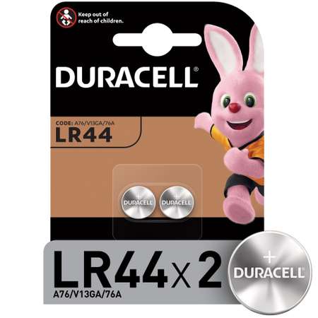 Батарейки Duracell LR44 1.5V 2шт