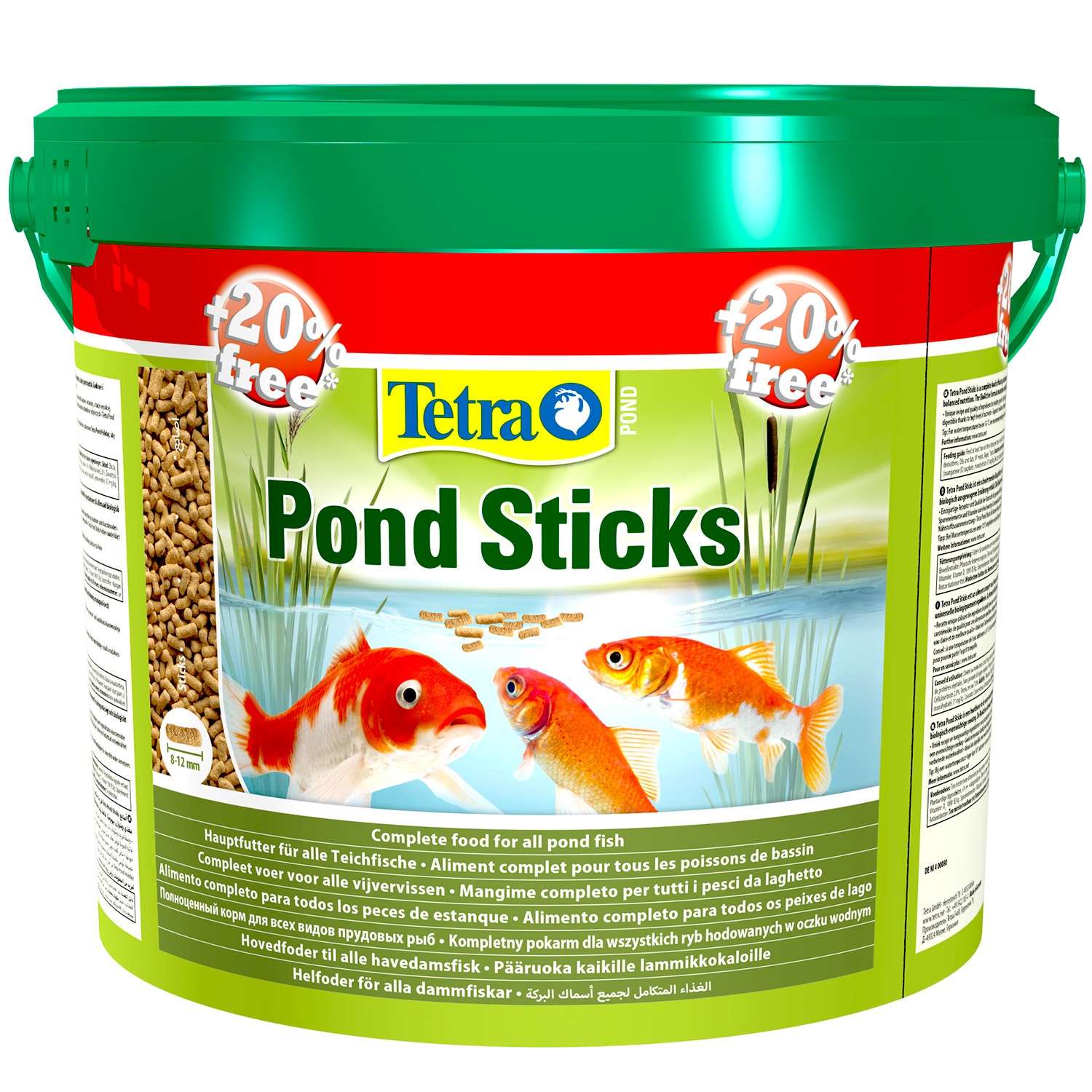 Корм для рыб Tetra 12л Pond Sticks для прудовых рыб в палочках - фото 1