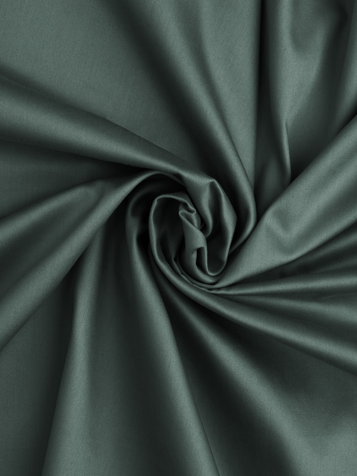 Простыня натяжная DeNASTIA сатин 180x200+25 зеленый C060087 - фото 4