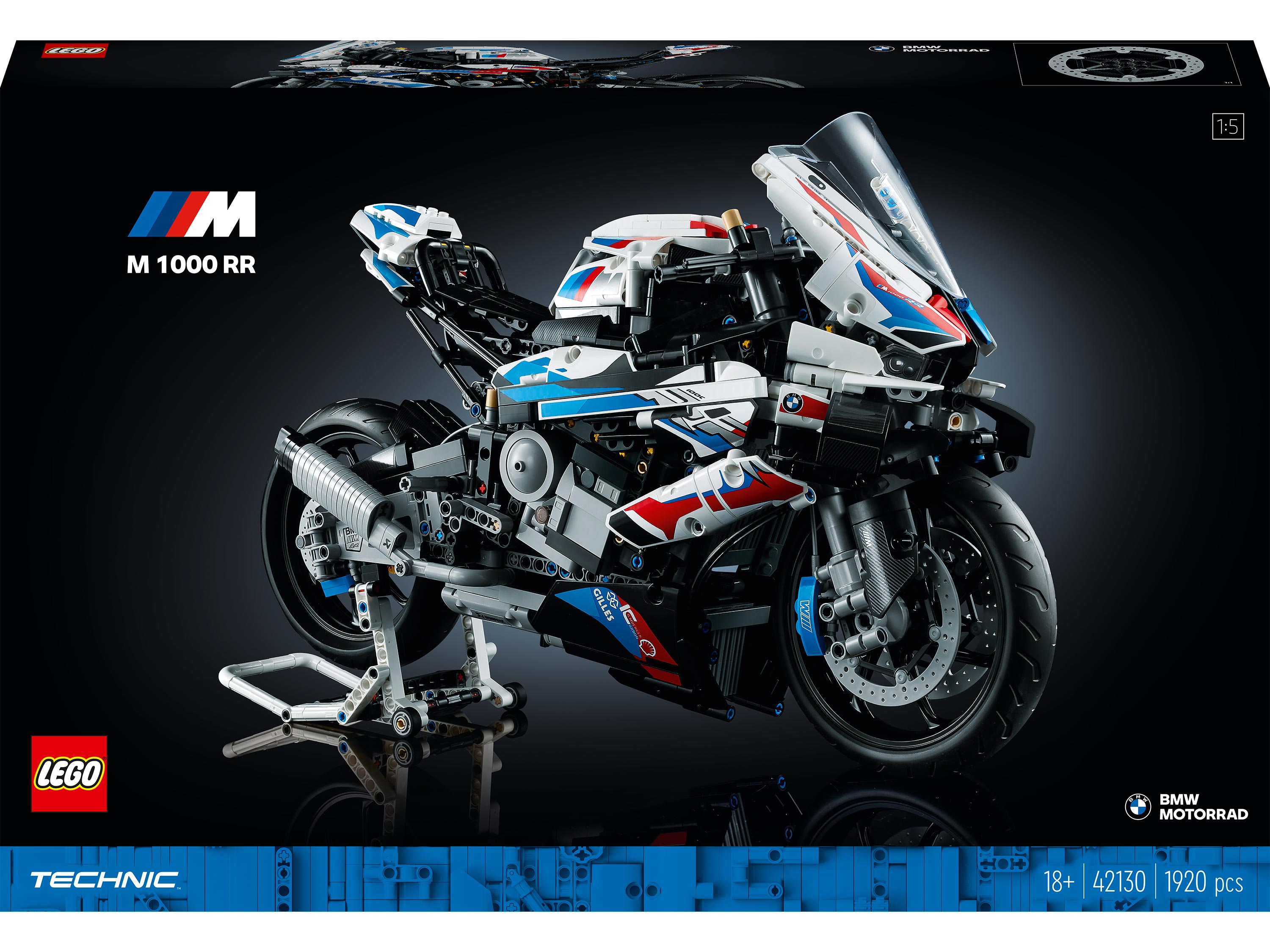 Конструктор LEGO Technic Мотоцикл BMW M 1000 RR купить по цене 21728 ₽ в  интернет-магазине Детский мир