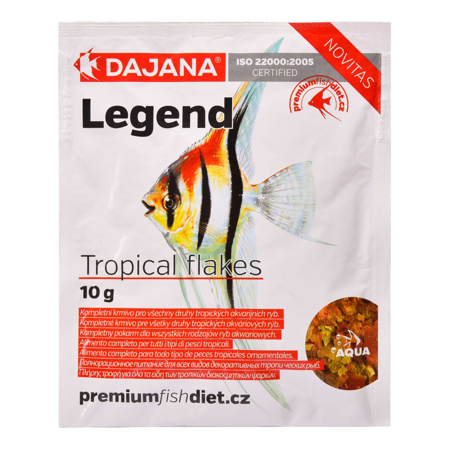 Корм для рыб DAJANA Legend Tropical Хлопья 80мл DP016S0 - фото 1