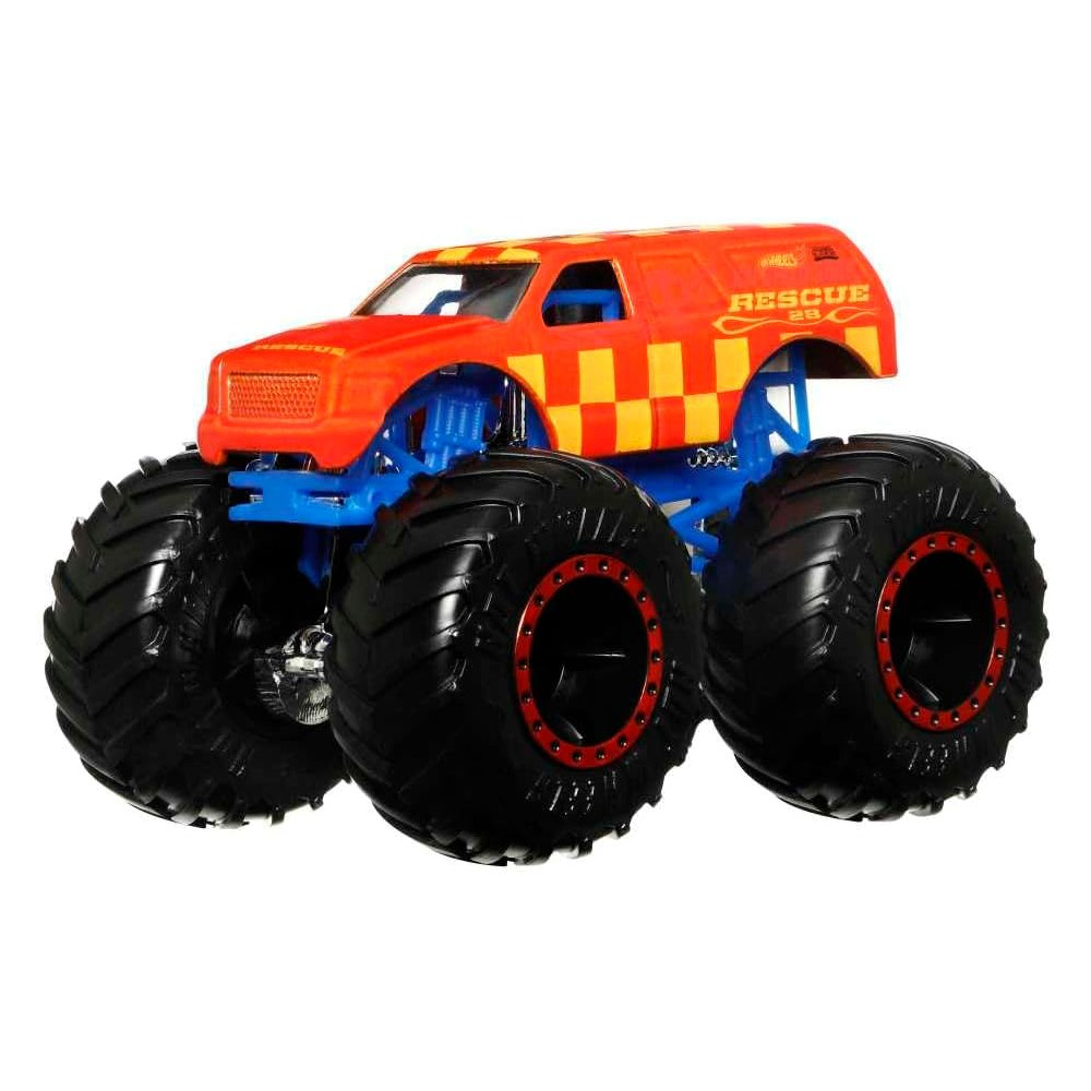 Монстр-трак Hot Wheels 1:64 без механизмов многоцветный HGX06 - фото 1