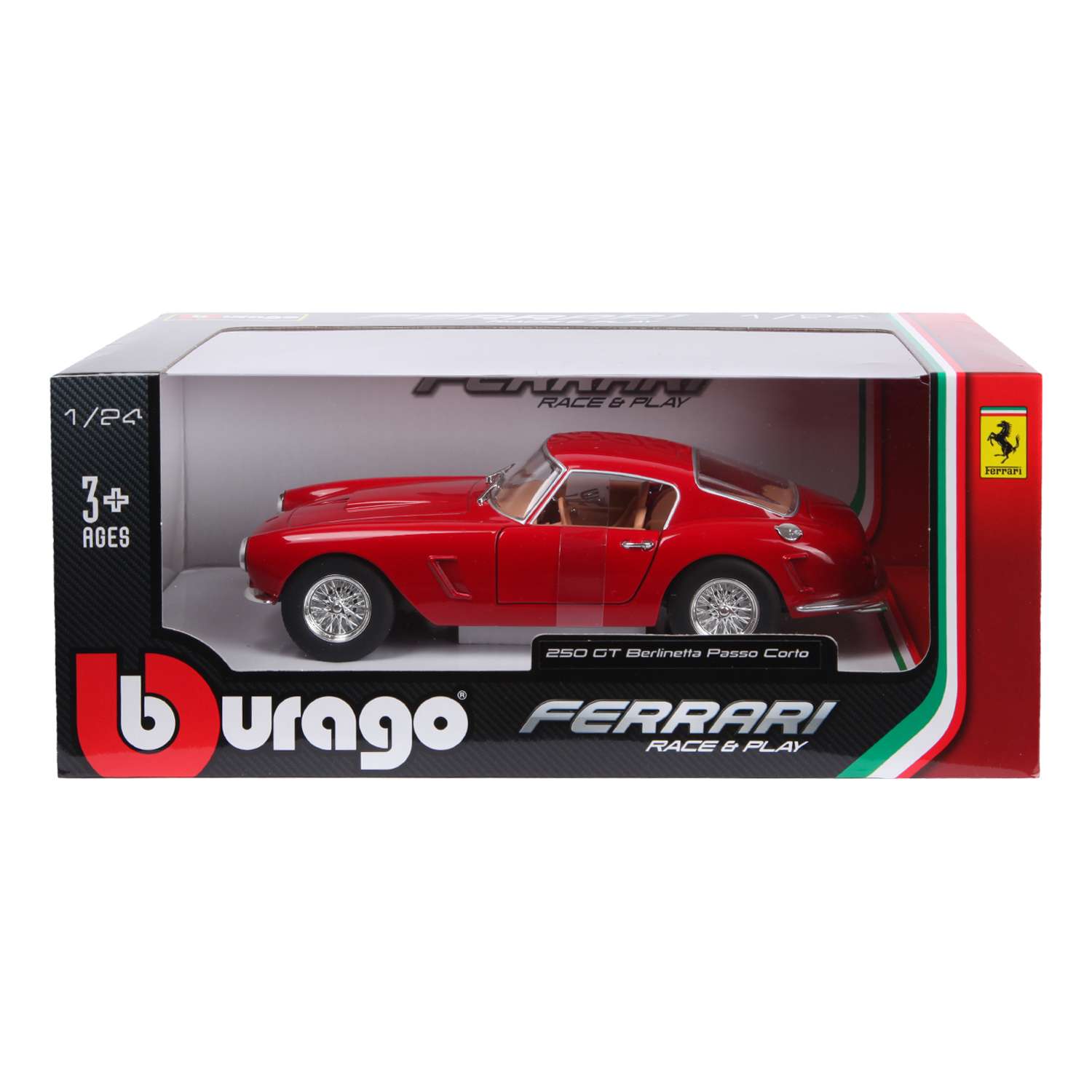 Машина BBurago 1:24 Ferrari 250 Gt Berlinetta 18-26025 18-26025 - фото 2