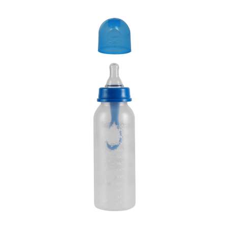 Бутылочка для кормления Baby Plus с ложкой и соской BP5114-B-1 250 мл синяя