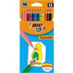 Карандаши цветные BIC Kids Tropicolors 12 цветов