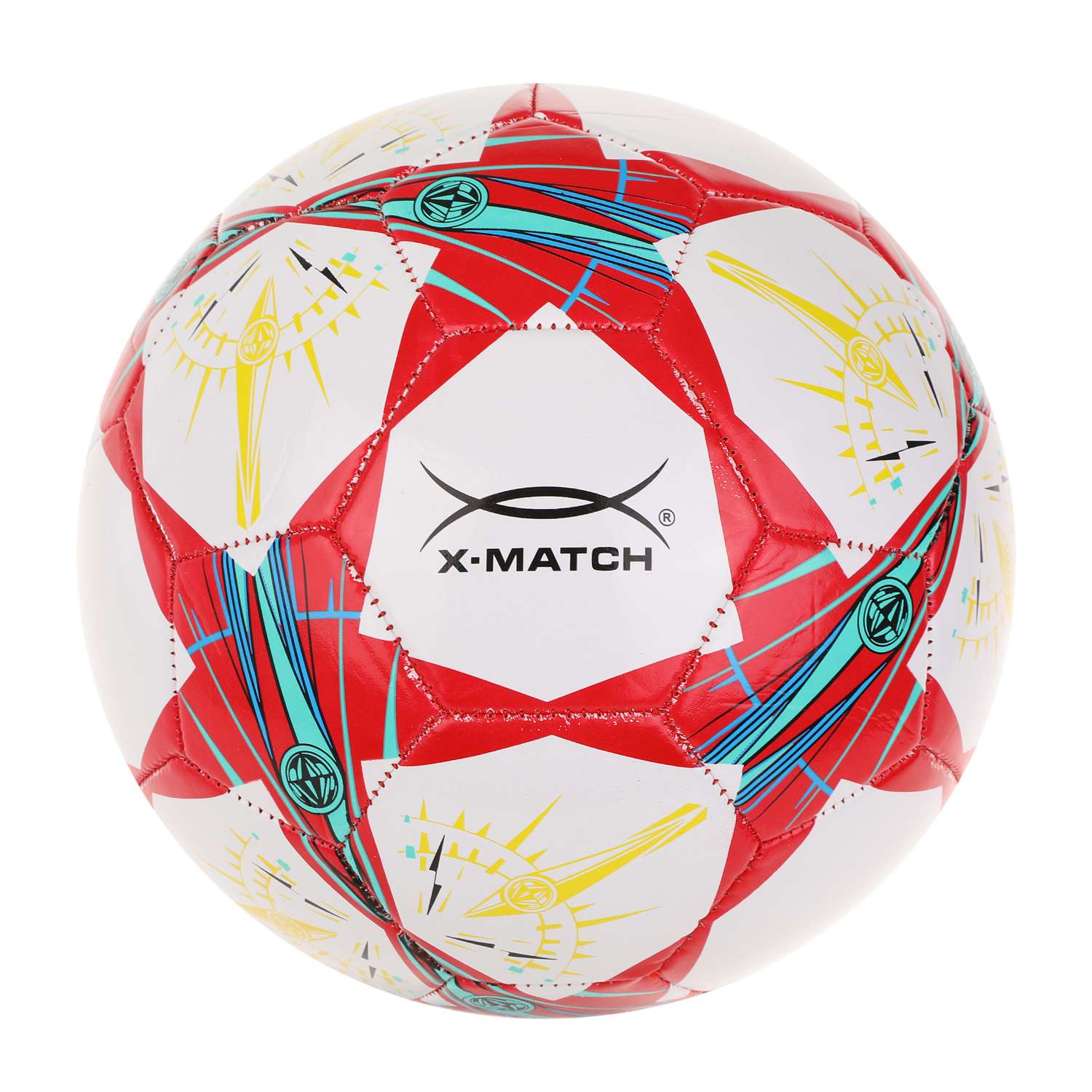 Мяч X-Match футбольный ламинированный 1 слой размер 5 - фото 1