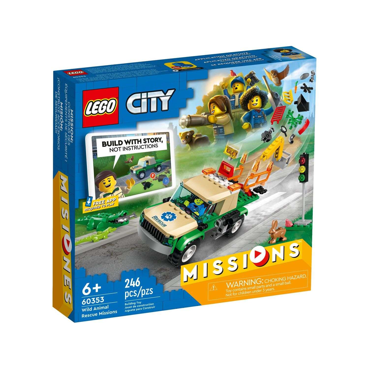 Конструктор LEGO City Wild Animal Rescue Missions блочный - фото 1