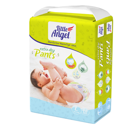 Подгузники-трусики Little Angel Extra Dry L 8-14кг 48шт