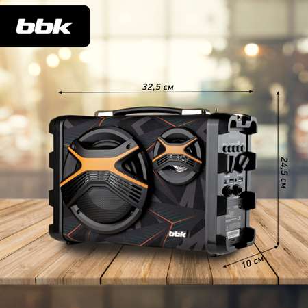 Музыкальная система BBK BTA607 черный/оранжевый