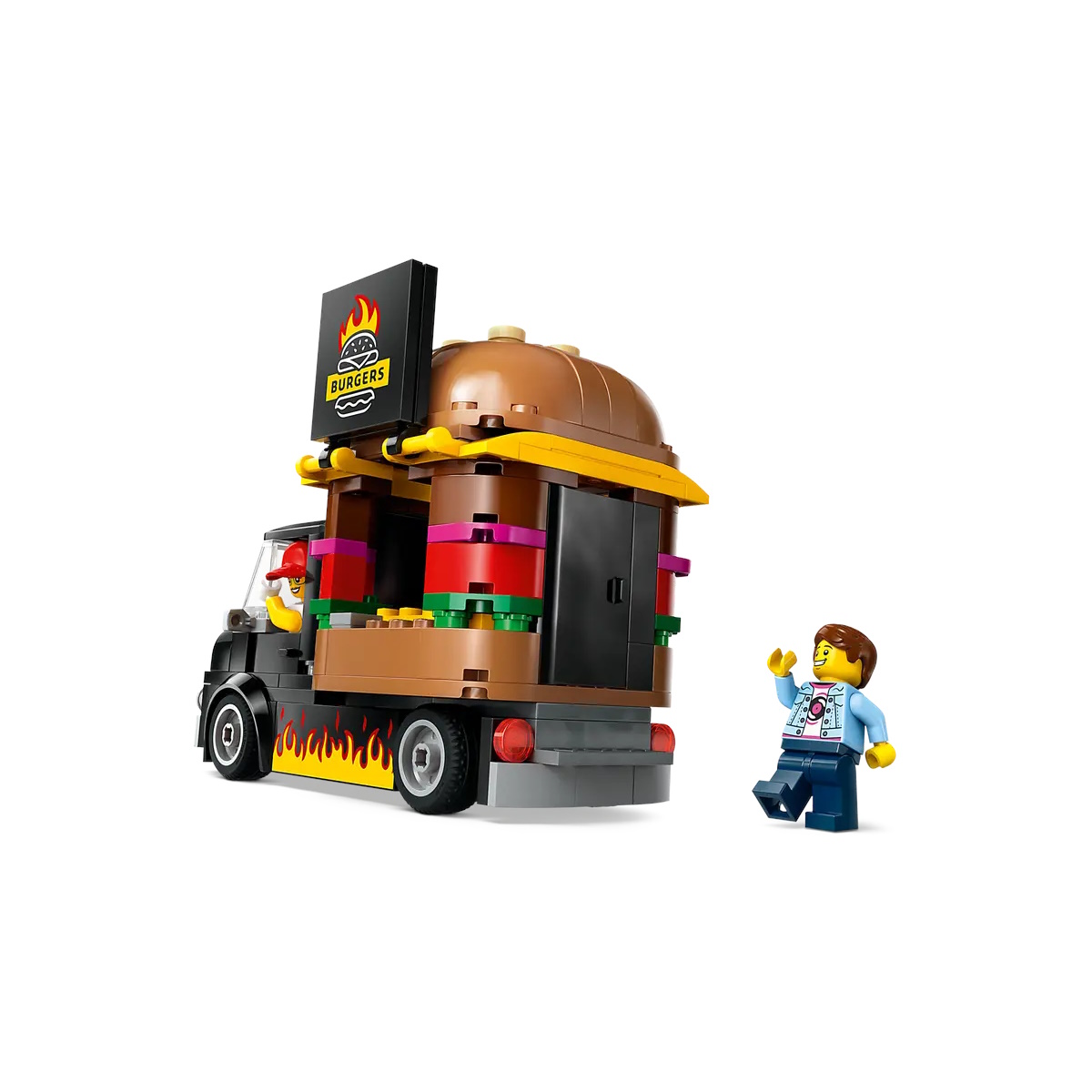 Конструктор LEGO City Бургер Трак 60404 - фото 4