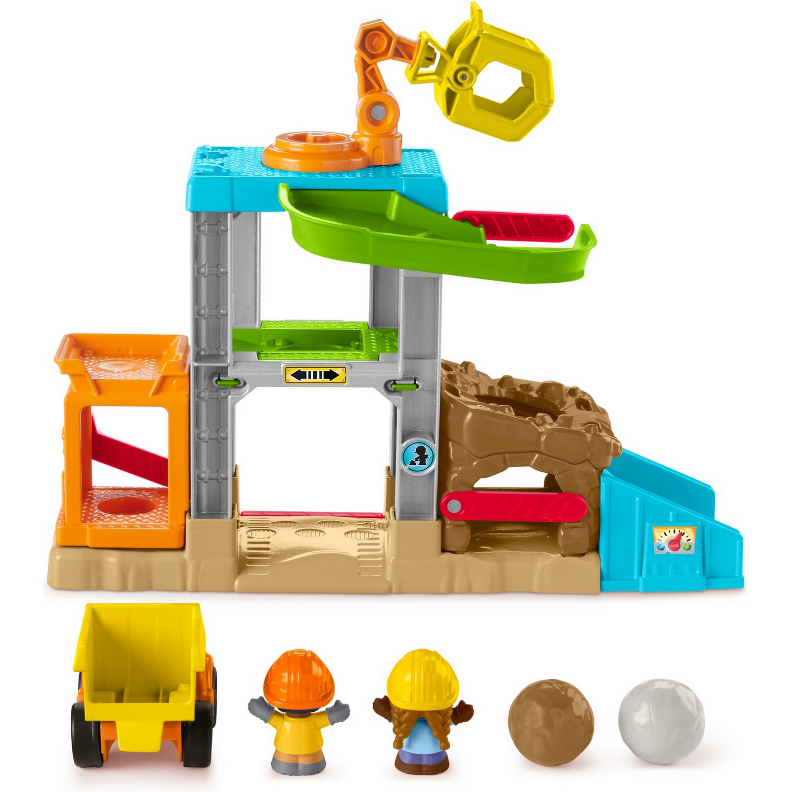 Набор игровой Fisher Price Little People Стройка HCJ64 - фото 4