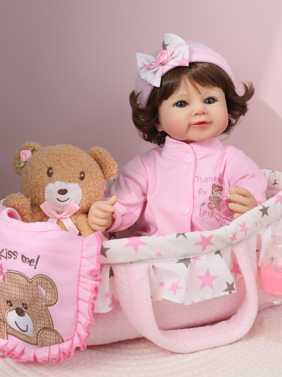 Кукла Реборн QA BABY Варвара девочка большая пупс набор игрушки для девочки 42 см 45008 - фото 6