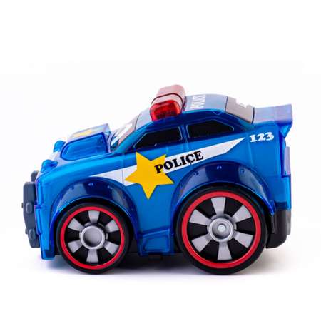 Музыкальная машинка Bburago Junior Push and glow Полиция