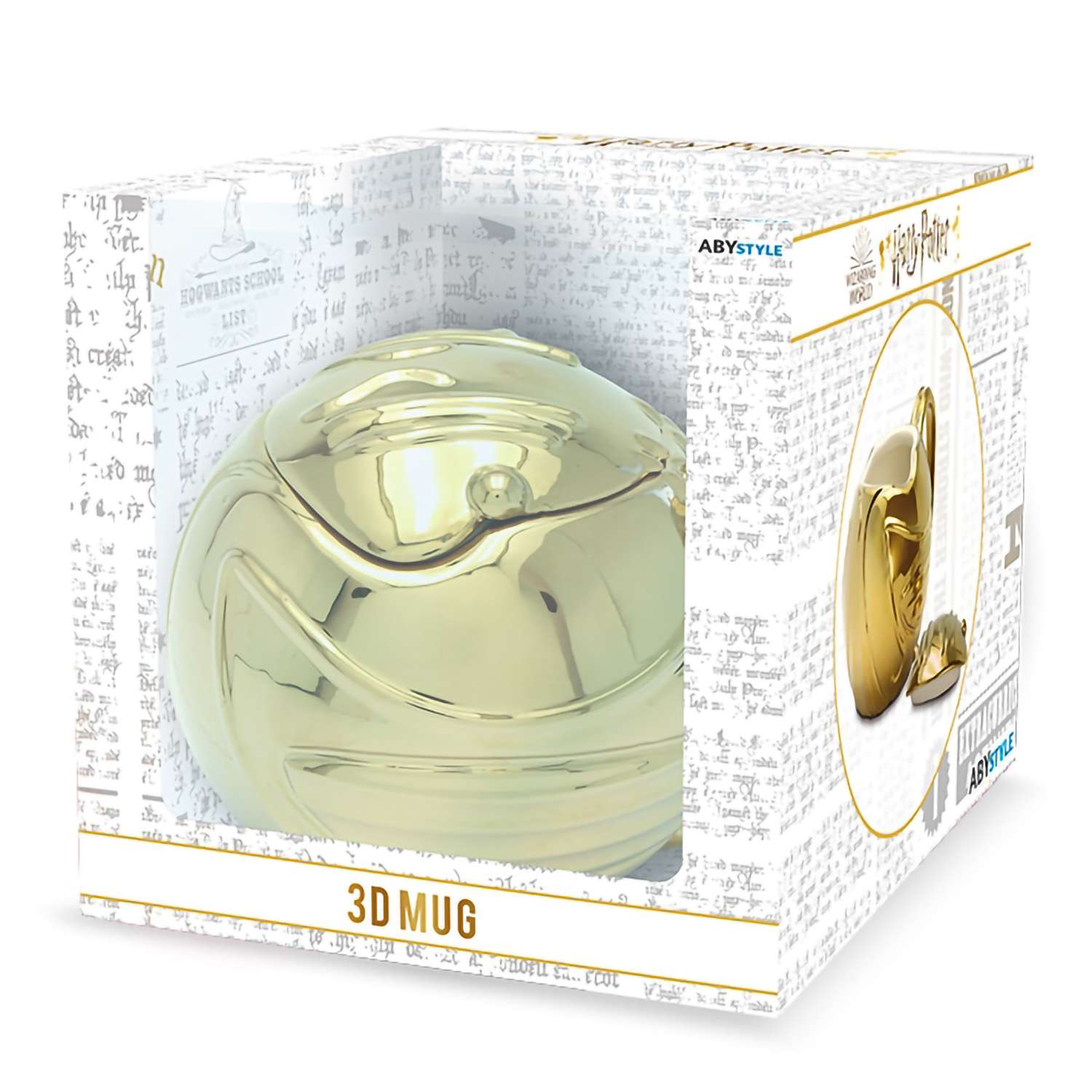 Кружка ABYStyle 3d Harry Potter Golden Snitch x2 450 ml ABYMUG784 - фото 2