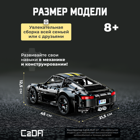 Конструктор CaDa 1:10 RUF GT C63006W