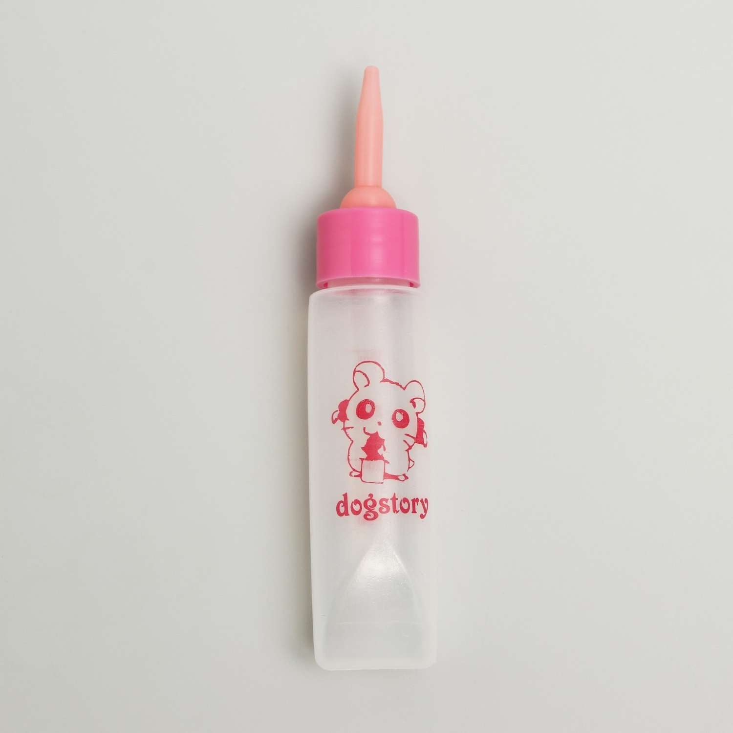 Бутылочка для вскармливания Sima-Land 30 мл с силиконовой соской розовая - фото 1