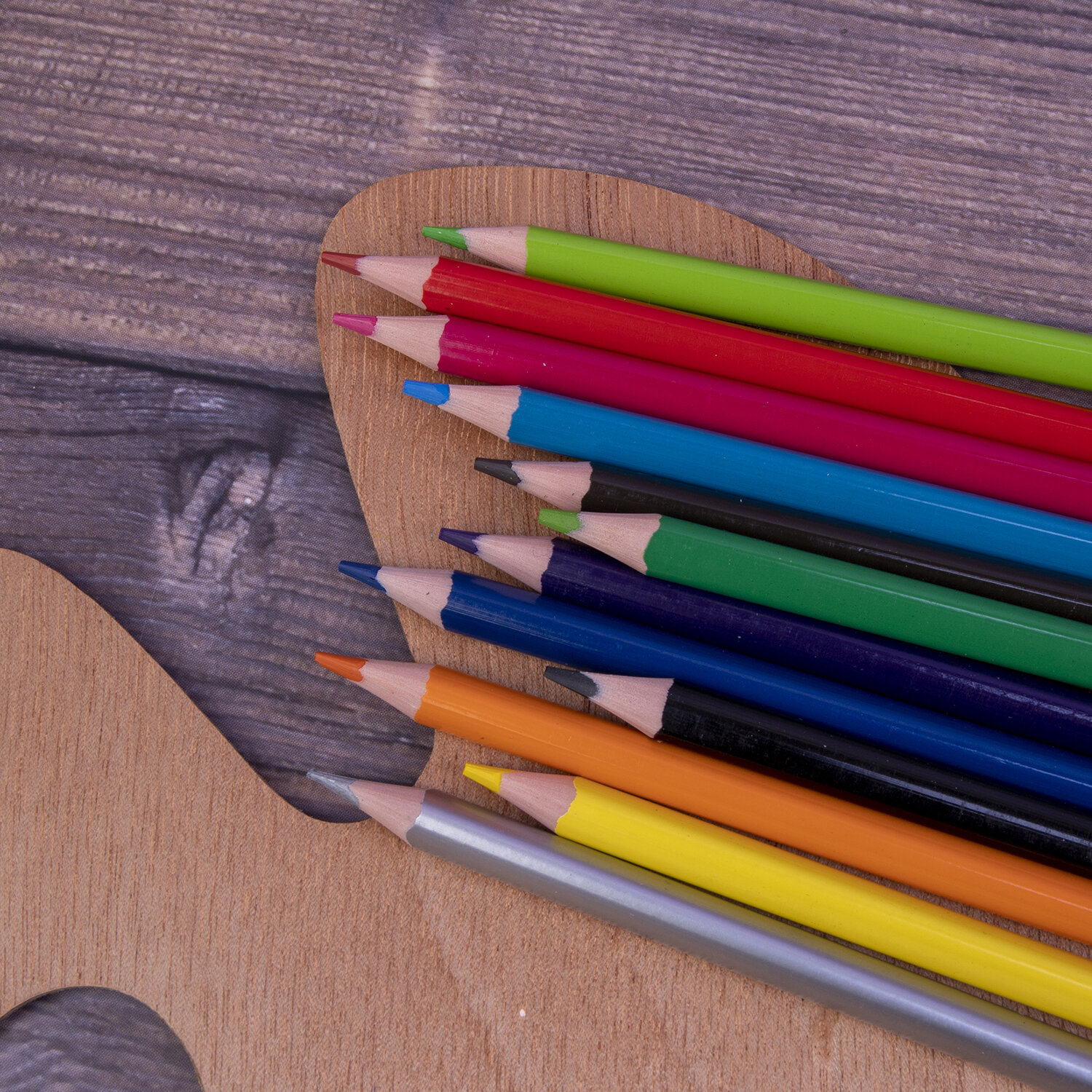 Карандаши цветные Brauberg для рисования набор 12 цветов для детей художественные - фото 17