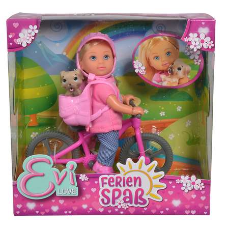 Кукла Evi Simba на велопрогулке с собачкой 5733273