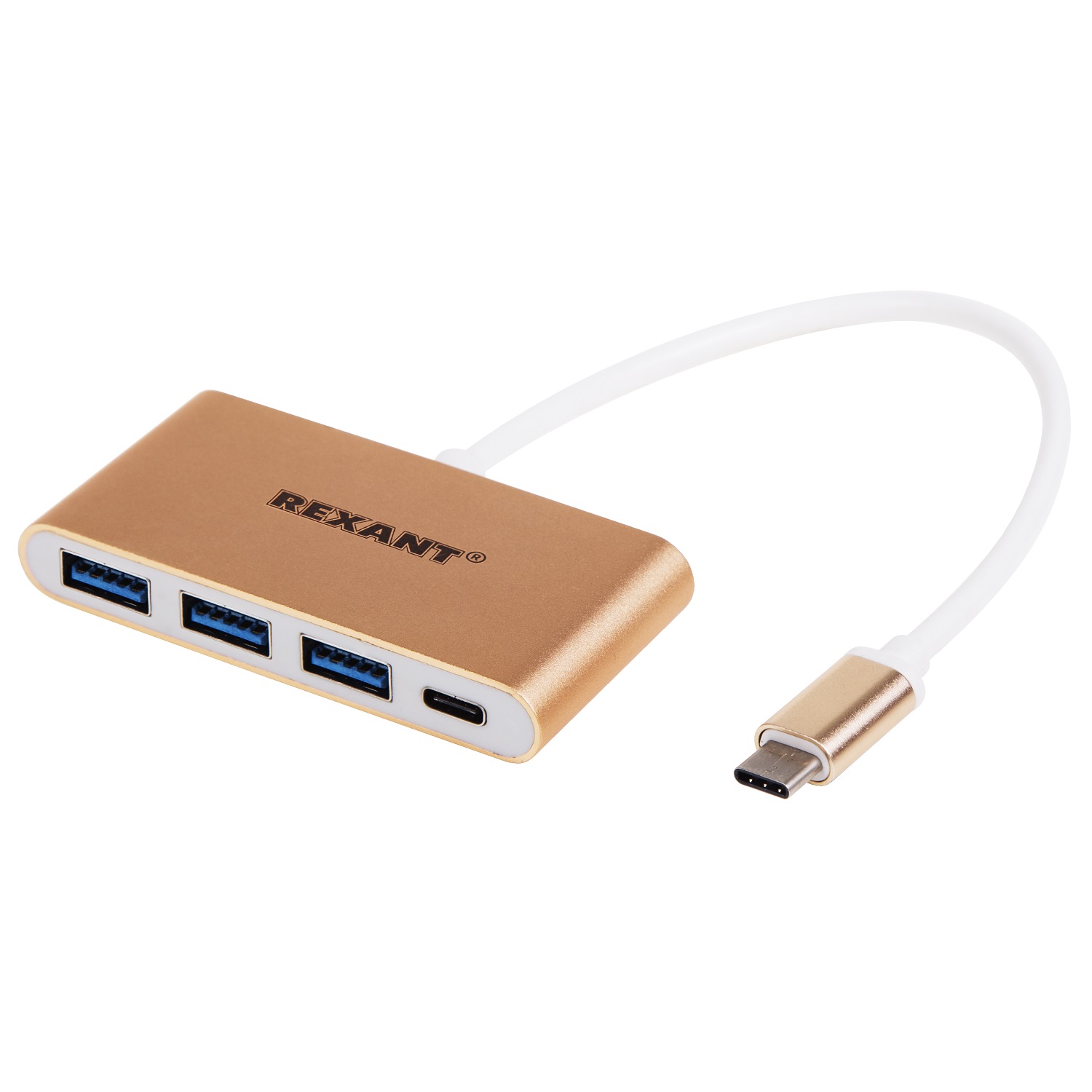 Разветвитель REXANT USB Type-C на 4 порта - фото 1