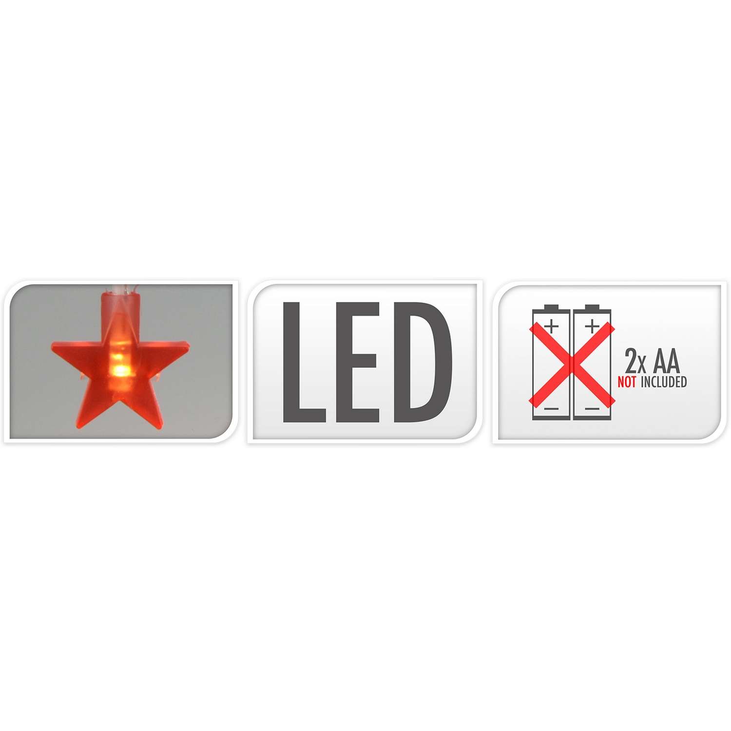 Гирлянда электрическая KOOPMAN Звезды 10 LED AX5100044 - фото 5