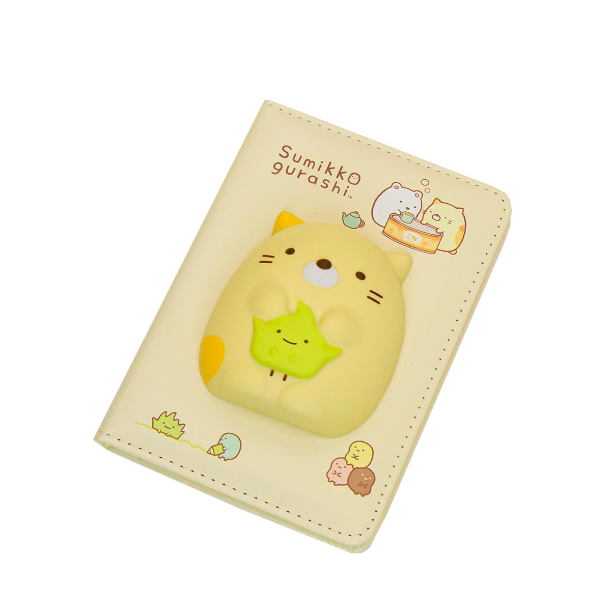 Блокнот со сквишем Михи-Михи sumikko Gurashi формат А6 желтый 3 - фото 2