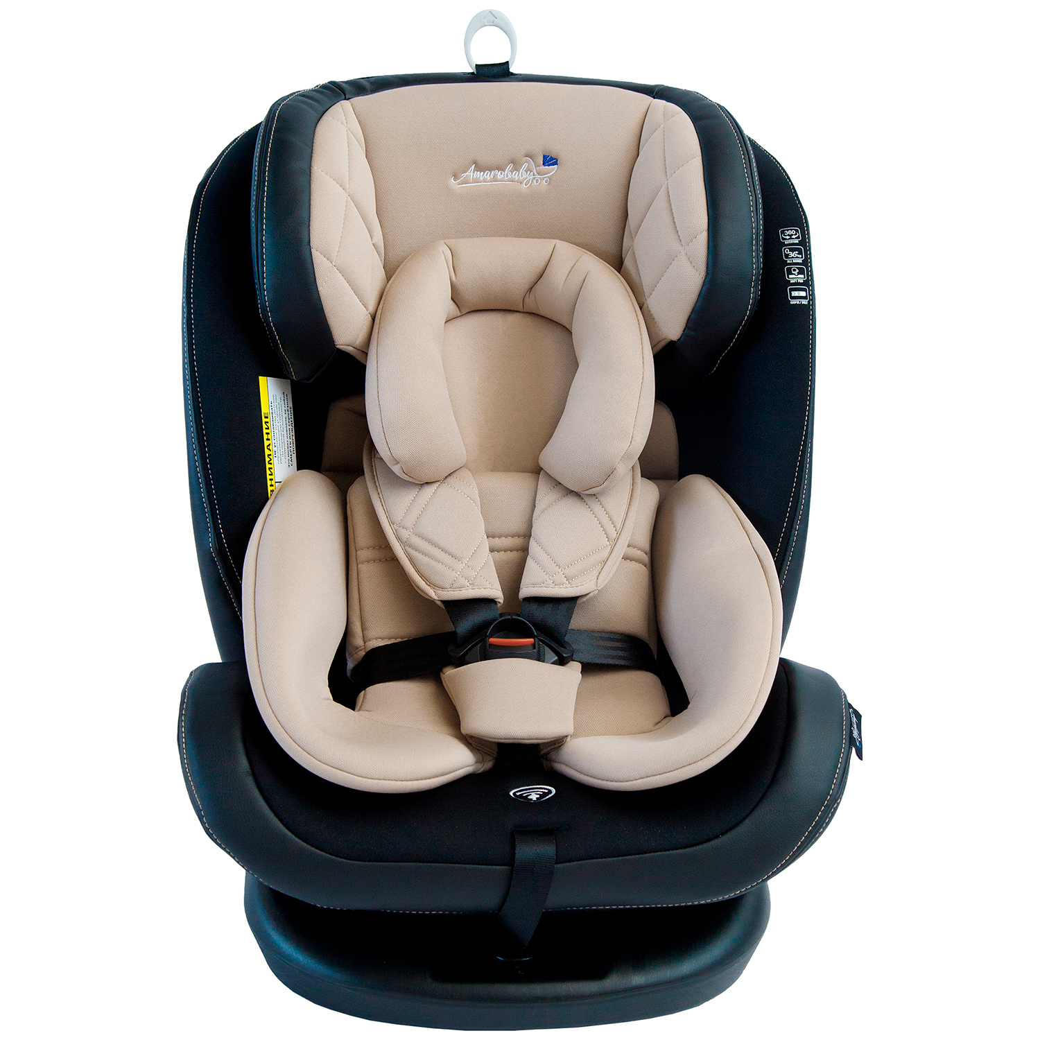 Автокресло Amarobaby ST-3 Isofix Бежевый - фото 2