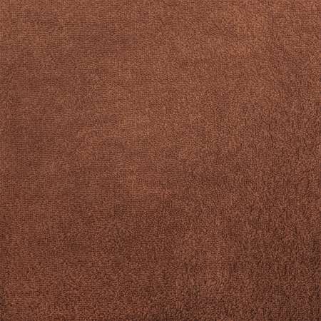 Простыня Bravo махровая 180х205 см коричневая