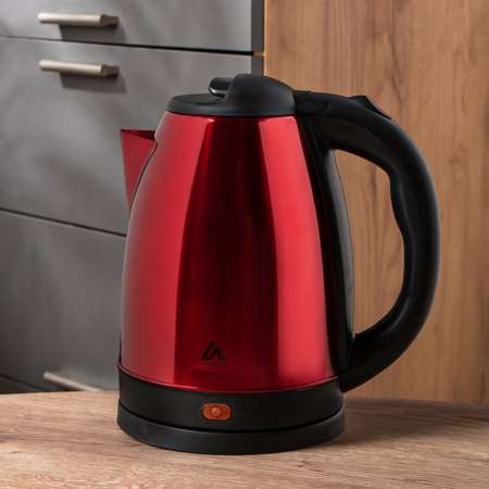 Чайник Luazon Home электрический LSK-1804 металл 1.8 л 1500 Вт красный