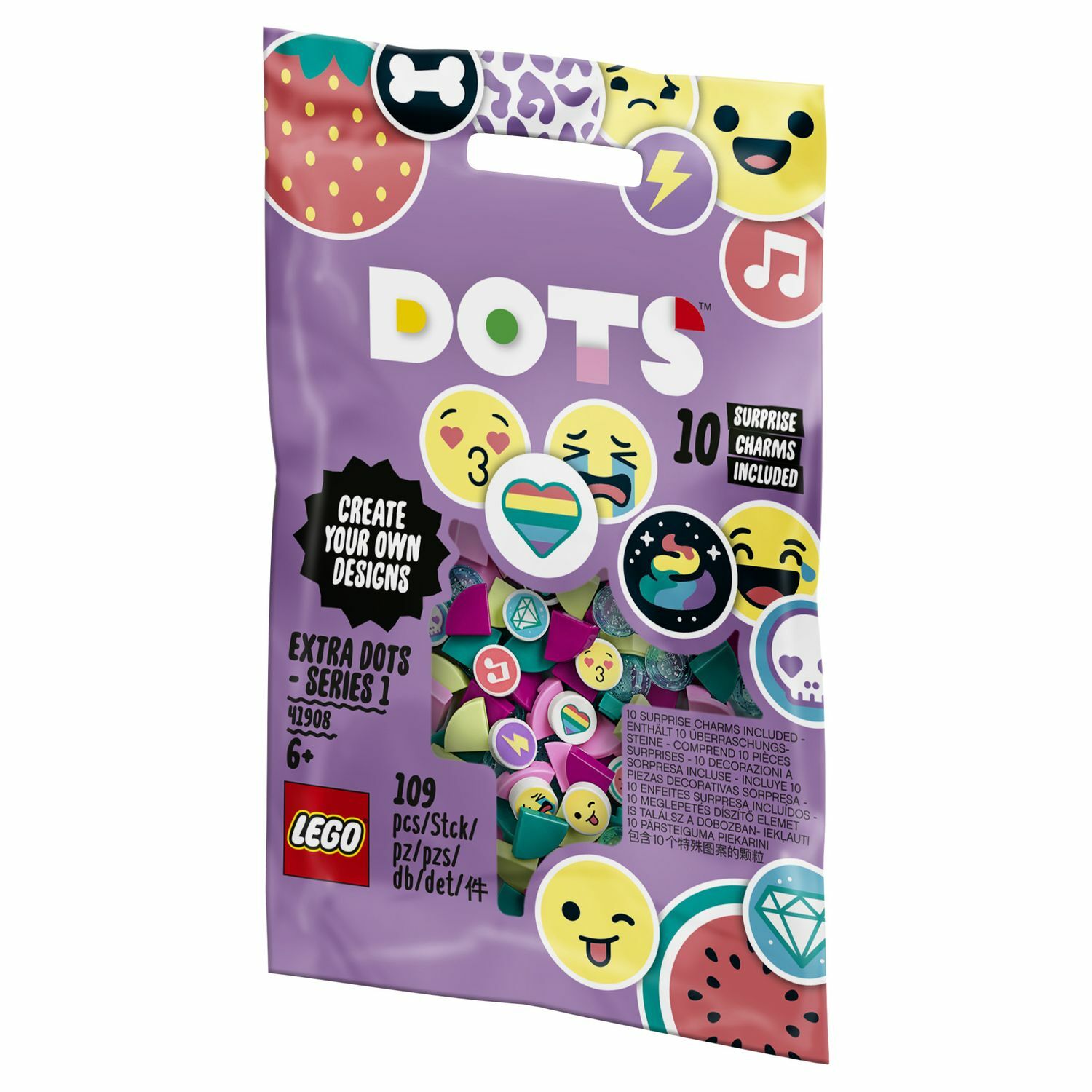 Набор для творчества LEGO DOTS дополнительные элементы 109деталей 41908 - фото 3