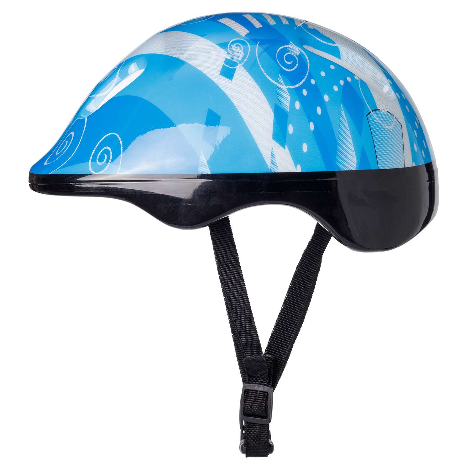 Защита Шлем BABY STYLE для роликовых коньков синий обхват головы 57 см - фото 2