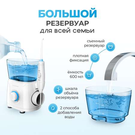 Стационарный ирригатор PECHAM Professional White 600 мл для полости рта